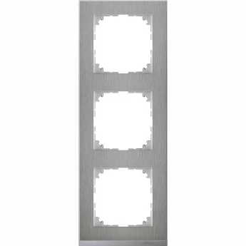 3-постовая рамка SCHNEIDER ELECTRIC MERTEN M-PURE, АЛЮМИНИЙ, SM