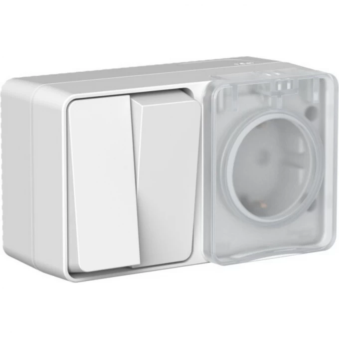 Блок SCHNEIDER ELECTRIC ATLASDESIGN PROFI IP54 розетка 16А заземление защитные шторки + 2-клавишный выключатель 10А ATN543074 Блок SCHNEIDER ELECTRIC ATLASDESIGN PROFI IP54 розетка 16А заземление защитные шторки + 2-клавишный выключатель 10А ATN543074