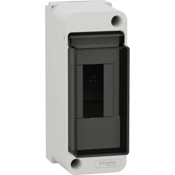 Бокс SCHNEIDER ELECTRIC EASY9 XS навесной с прозрачной дверцей 2 мод.