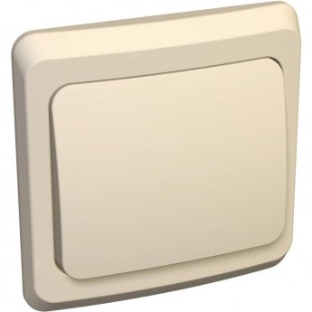 1-клавишный переключатель SCHNEIDER ELECTRIC ЭТЮД 10 АХ, КРЕМОВЫЙ, Россия