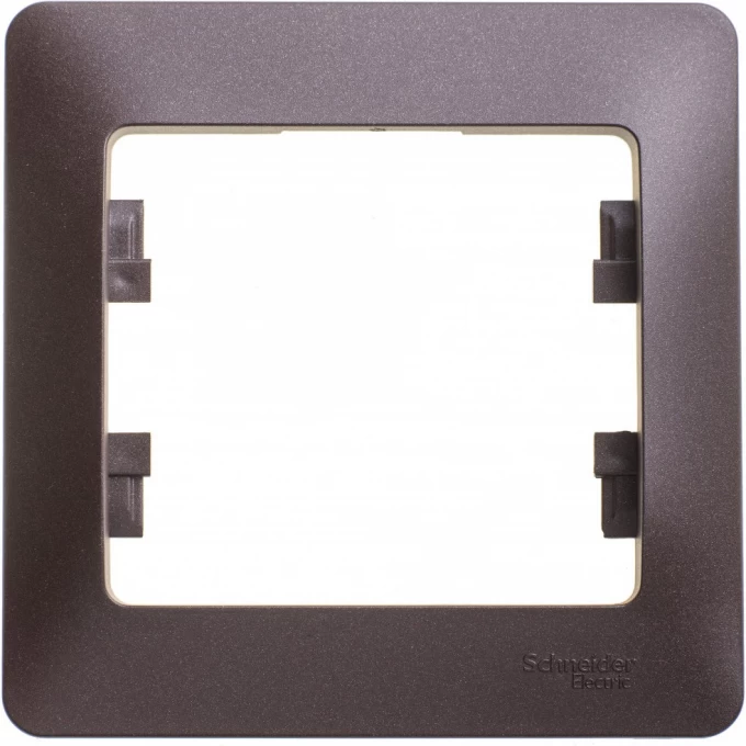 1-постовая рамка SCHNEIDER ELECTRIC GLOSSA, ШОКОЛАД GSL000801 1-постовая рамка SCHNEIDER ELECTRIC GLOSSA, ШОКОЛАД GSL000801