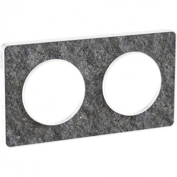 2-постовая рамка SCHNEIDER ELECTRIC ODACE, универсальная, ЧЕРНЫЙ ФОСФОР 2-постовая рамка SCHNEIDER ELECTRIC ODACE, универсальная, ЧЕРНЫЙ ФОСФОР