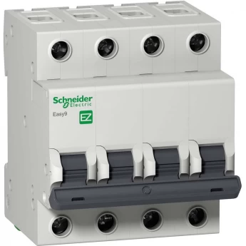 Автоматический выключатель SCHNEIDER ELECTRIC EASY9 4П 40А С 4,5кА 400В =S=