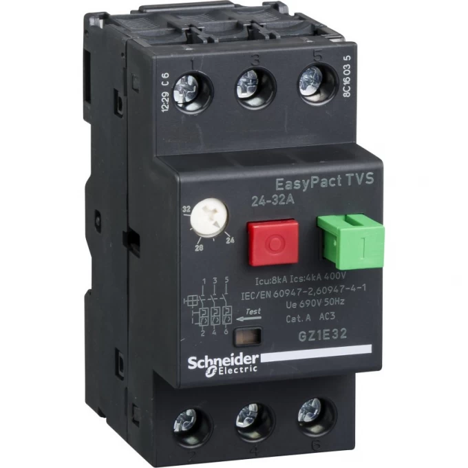 Автоматический выключатель SCHNEIDER ELECTRIC EASYPACT 24-32A GZ1E32 Автоматический выключатель SCHNEIDER ELECTRIC EASYPACT 24-32A GZ1E32