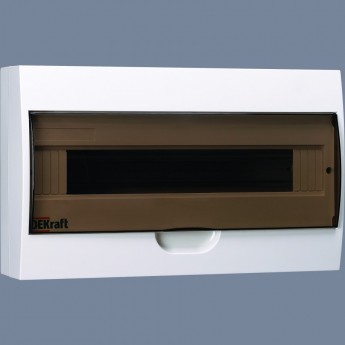 Корпус пластиковый навесной DEKRAFT 18 модулей, IP41, ЩРН-П-18 D