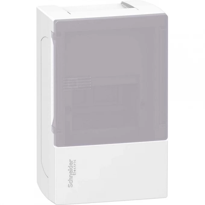 Щит навесной SCHNEIDER ELECTRIC MINI PRAGMA с дымчатой дверцей 1РЯД/4МОД,IP40,IK07,50А,2 клеммы,Италия MIP12104T Щит навесной SCHNEIDER ELECTRIC MINI PRAGMA с дымчатой дверцей 1РЯД/4МОД,IP40,IK07,50А,2 клеммы,Италия MIP12104T