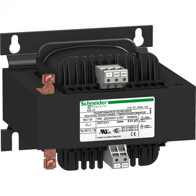 Трансформатор SCHNEIDER ELECTRIC MODICON 230-400В 1X24В 100ВA ABL6TS10B Трансформатор SCHNEIDER ELECTRIC MODICON 230-400В 1X24В 100ВA ABL6TS10B