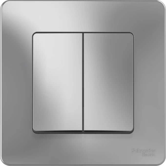 2-клавишный переключатель SCHNEIDER ELECTRIC BLANCA (cх.6+6), 10А, 250B, АЛЮМИНИЙ BLNVS106603 2-клавишный переключатель SCHNEIDER ELECTRIC BLANCA (cх.6+6), 10А, 250B, АЛЮМИНИЙ BLNVS106603