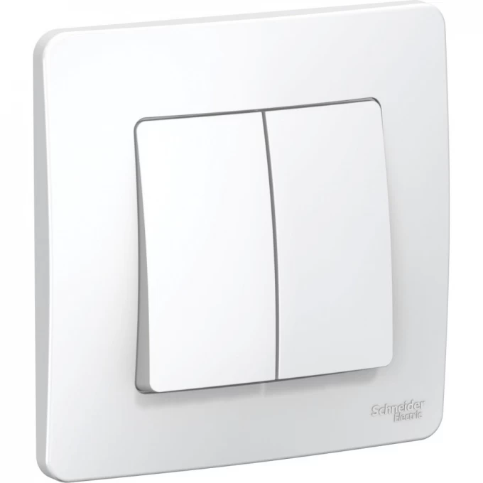 2-клавишный переключатель SCHNEIDER ELECTRIC BLANCA (cх.6+6), 10А, 250B, БЕЛЫЙ BLNVS106601 2-клавишный переключатель SCHNEIDER ELECTRIC BLANCA (cх.6+6), 10А, 250B, БЕЛЫЙ BLNVS106601