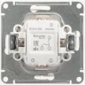 2-клавишный выключатель SCHNEIDER ELECTRIC W59, 10АХ, механизм, СОСНА VS510-252-7-86