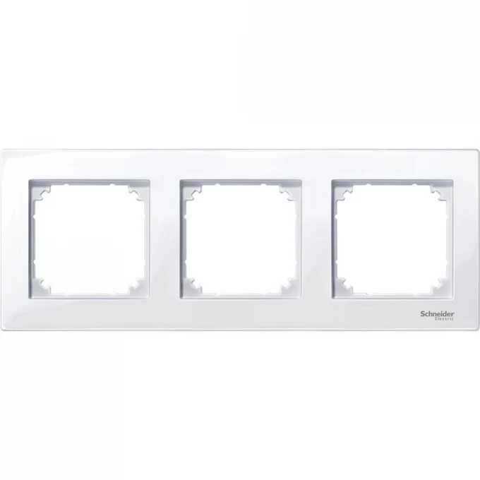 3-постовая рамка SCHNEIDER ELECTRIC MERTEN M-PLAN, АКТИВНЫЙ БЕЛЫЙ, SM MTN515325 3-постовая рамка SCHNEIDER ELECTRIC MERTEN M-PLAN, АКТИВНЫЙ БЕЛЫЙ, SM MTN515325