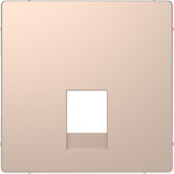 Центральная накладка SCHNEIDER ELECTRIC MERTEN D-LIFE для розетки 2-ной RJ11/RJ12, ШАМПАНЬ