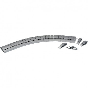 Фидер напольный SCHNEIDER ELECTRIC UNICA SYSTEM+ металлик длина 0,7…1,0 м