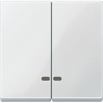 Клавиша двойная SCHNEIDER ELECTRIC MERTEN с окном для световой индикации, ПОЛ.БЕЛЫЙ, SM Клавиша двойная SCHNEIDER ELECTRIC MERTEN с окном для световой индикации, ПОЛ.БЕЛЫЙ, SM