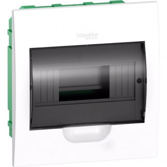 Корпус встраиваемый с прозрачной дверцей SCHNEIDER ELECTRIC EASY9 1ряд/8мод,IP40,IK07,63А,2 клеммы,Россия