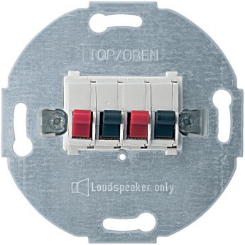 Механизм розетки SCHNEIDER ELECTRIC MERTEN аудио Х4, ПОЛ.БЕЛЫЙ