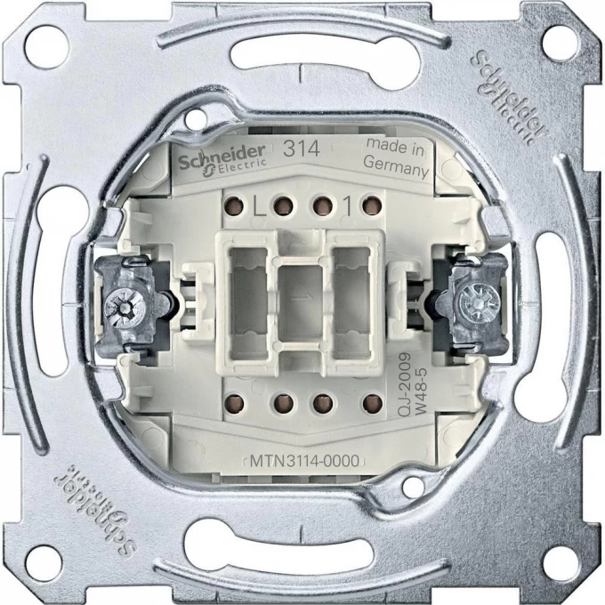 Механизм SCHNEIDER ELECTRIC MERTEN 1-полюсного выключателя с сигнальным контактом 10A, QF MTN3114-0000 Механизм SCHNEIDER ELECTRIC MERTEN 1-полюсного выключателя с сигнальным контактом 10A, QF MTN3114-0000