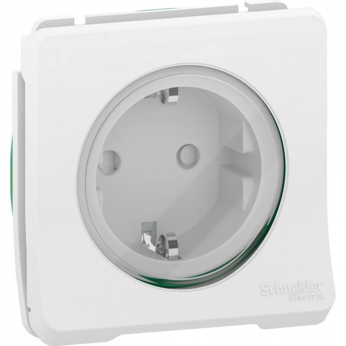 Механизм SCHNEIDER ELECTRIC MUREVA S розетки с заземляющим контактом и шторками, винт.клеммы, БЕЛЫЙ, IP55 MUR39135 Механизм SCHNEIDER ELECTRIC MUREVA S розетки с заземляющим контактом и шторками, винт.клеммы, БЕЛЫЙ, IP55 MUR39135