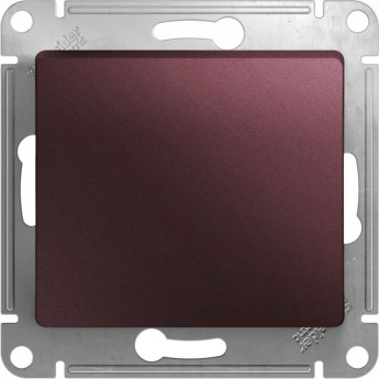 Нажимная кнопка SCHNEIDER ELECTRIC GLOSSA,сх.1,10AX, механизм, баклажановый