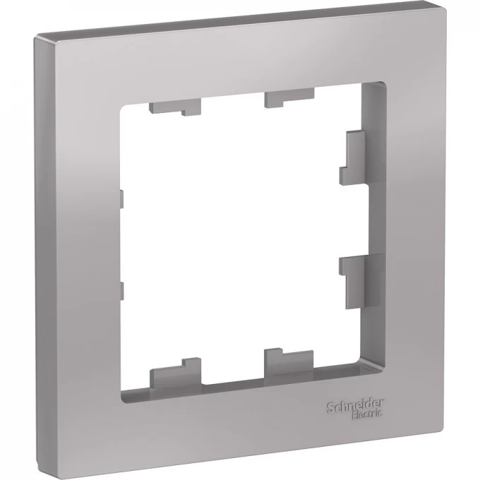 Рамка 1-постовая SCHNEIDER ELECTRIC ATLASDESIGN алюминий ATN000301 Рамка 1-постовая SCHNEIDER ELECTRIC ATLASDESIGN алюминий ATN000301