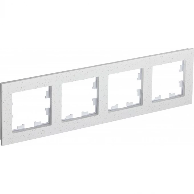 Рамка 4-постовая SCHNEIDER ELECTRIC ATLASDESIGN NATURE, мрамор крем роял ATN343104 Рамка 4-постовая SCHNEIDER ELECTRIC ATLASDESIGN NATURE, мрамор крем роял ATN343104