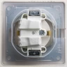 Розетка SCHNEIDER ELECTRIC GLOSSA с заземлением, IP44, со шторкой, с крышкой, в сборе, перламутр GSL000648