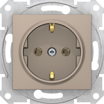 Розетка SCHNEIDER ELECTRIC SEDNA c з/к, без шторок, быстрозажимные контакты, титан