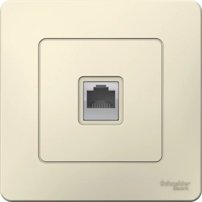 Розетка телефонная SCHNEIDER ELECTRIC BLANCA, с/у, RJ11, МОЛОЧНЫЙ BLNIS011002 Розетка телефонная SCHNEIDER ELECTRIC BLANCA, с/у, RJ11, МОЛОЧНЫЙ BLNIS011002