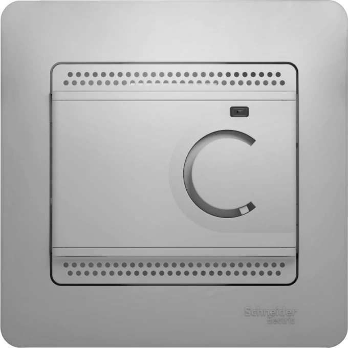 Термостат электрический SCHNEIDER ELECTRIC GLOSSA теплого пола с датчиком,от+5до+50°C,10A,в сборе, АЛЮМИНИЙ GSL000338 Термостат электрический SCHNEIDER ELECTRIC GLOSSA теплого пола с датчиком,от+5до+50°C,10A,в сборе, АЛЮМИНИЙ GSL000338
