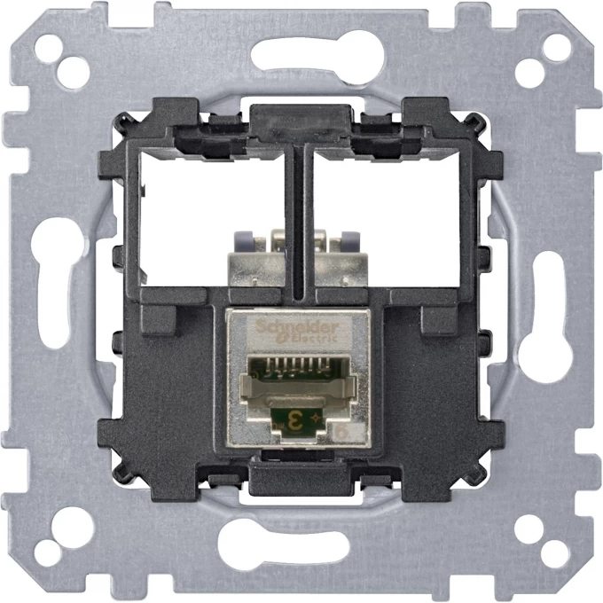 Механизм компьютерной розетки SCHNEIDER ELECTRIC MERTEN 1xRJ45 кат. 6 STP MTN4576-0021 Механизм компьютерной розетки SCHNEIDER ELECTRIC MERTEN 1xRJ45 кат. 6 STP MTN4576-0021