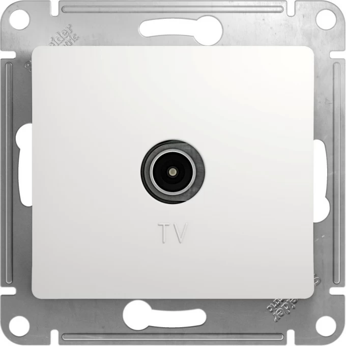 TV розетка SCHNEIDER ELECTRIC GLOSSA оконечная 1DB, механизм, БЕЛЫЙ GSL000191 TV розетка SCHNEIDER ELECTRIC GLOSSA оконечная 1DB, механизм, БЕЛЫЙ GSL000191