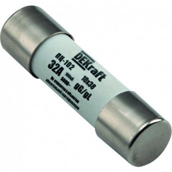 Предохранитель цилиндрический 6A 10x38 ПЦ-102 DEKraft