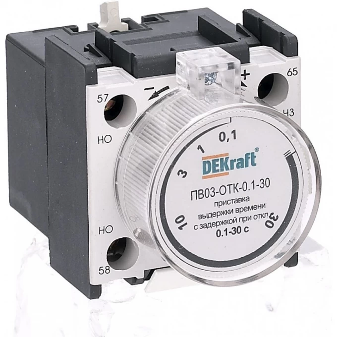 Приставка выдержки времени SCHNEIDER ELECTRIC DEKRAFT с задержкой при отключении ПВ-03 24114DEK Приставка выдержки времени SCHNEIDER ELECTRIC DEKRAFT с задержкой при отключении ПВ-03 24114DEK