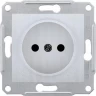 Розетка SCHNEIDER ELECTRIC SEDNA без зазем. конт., без защит. шторок, 16А, 250В, алюминий SDN2900160