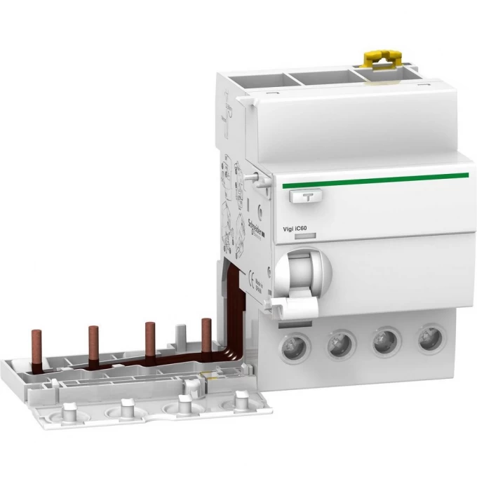 Блок дифференциальной защиты SCHNEIDER ELECTRIC ACTI 9 VIGI iC60 4П 63A 30mA AC-ТИП A9V41463 Блок дифференциальной защиты SCHNEIDER ELECTRIC ACTI 9 VIGI iC60 4П 63A 30mA AC-ТИП A9V41463